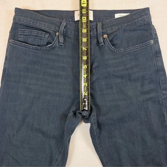 FRAME L'homme Slim Fit Jeans Men's Size 30 X 33 Dark Wash Organic Cotton Blend - Picture 6 of 10